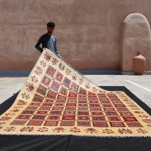 8x10 Cream Bakhtiari Rug